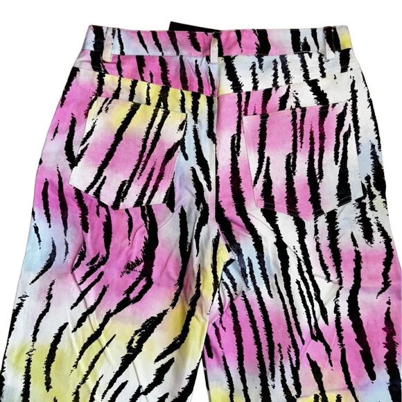 [NWT] Dolls Kill Generation Kiss Tiger Tie Dye Boyfriend Jeans - Size Medium - Picture 3 of 7